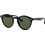 Ray-Ban RB2180 601/71 Ανδρικά Γυαλιά Ηλίου Στρογγυλά Κοκάλινα Μαύρα με Πράσινο Polarized Φακό