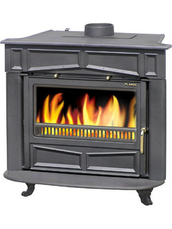 Plamen Glass Franklin 13KW Μαντεμένια Ξυλόσομπα 13kW