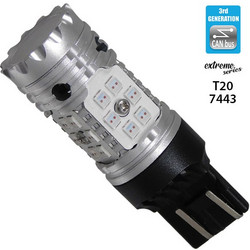 Globostar T20 Extreme Series LED 3ης Γενιάς Κόκκινο 12V 15W 1τμχ