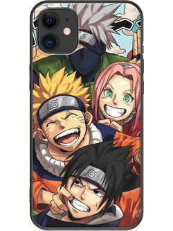 Θήκη Anime Naruto iPhone 11 Black TPU (Μαύρη Σιλικόνη)