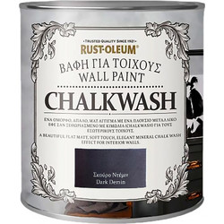 Rust-Oleum Chalkwash Paint Χρώμα Κιμωλίας Dark Denim 1000ml
