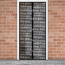 DELIGHT magnetic Insect net for door inscription 100x210cm (11398B)