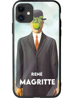 Θήκη Rene Magritte iPhone 11 Groove TPU (Tempered Glass και TPU)
