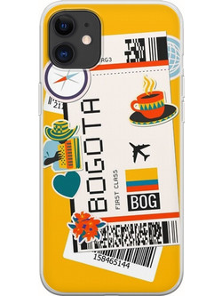 Θήκη Ticket To Bogota iPhone 11 Flexible TPU (Διάφανη Σιλικόνη)