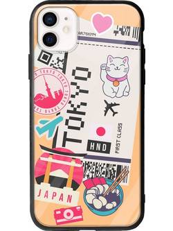 Θήκη Ticket To Tokyo iPhone 12 mini Groove TPU (Tempered Glass και TPU)