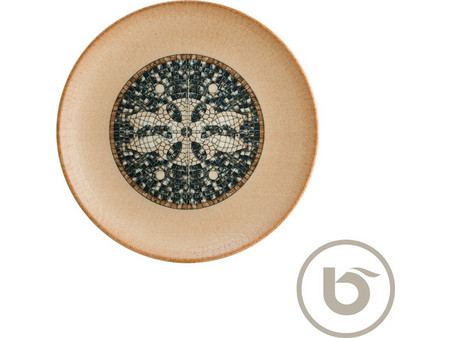 Bonna Πιάτα Ρηχά Πορσελάνης Mesopotamia Wood 27cm 12τμχ S-MT-MZPMWGRM27DZ