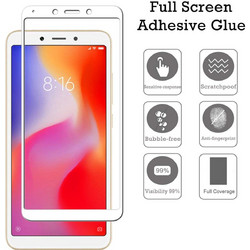 Powertech TGC-0272 Full Glue 5D Tempered Glass White (Xiaomi Redmi 6 / 6A)