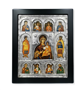 Ασημένια εικόνα Παναγία Οδηγήτρια