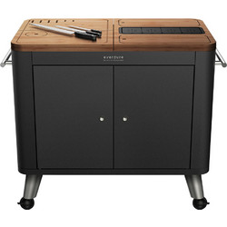 EVERDURE PREPARE KITCHEN EV029583 by Heston Blumenthal. Φορητή κουζίνα προετοιμασίας barbeque (Graphite) Διαστάσεις: 101,2Χ55,2Χ95CM (ΠΧΒΧΥ)