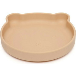 Petit Monkey Πιάτο Σιλικόνης Bear Honey Peach