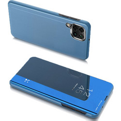 Clear View Case cover for Samsung Galaxy A22 4G blue