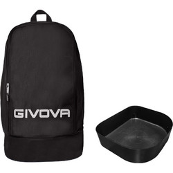 Givova Τσάντα Πλάτης Ποδοσφαίρου Μαύρη B007-0010