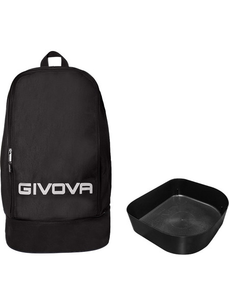 Givova Τσάντα Πλάτης Ποδοσφαίρου Μαύρη B007-0010
