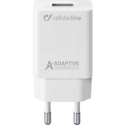 Cellular Line Φορτιστής Χωρίς Καλώδιο με Θύρα USB-A 15W