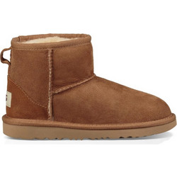 UGG Classic Mini II Παιδικά Μποτάκια Ταμπά Suede με Γούνα 1017715K-CHE