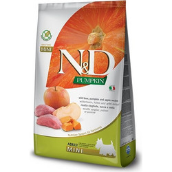 Farmina N&D Pumpkin Grain Free Adult Mini with Wild Boar, Pumpkin & Apple 7kg