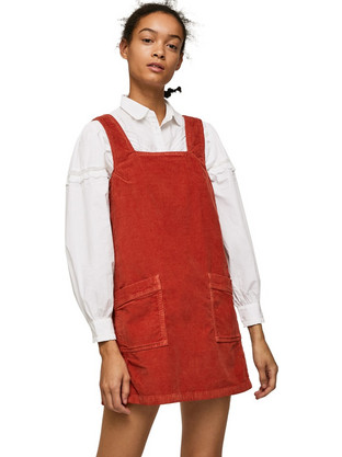 Pepe Jeans Siren Mini Καθημερινό Φόρεμα Rusted PL953180-262