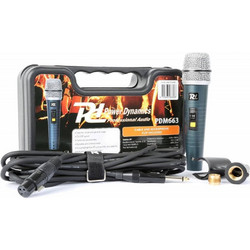 Power Dynamics PDM663 Σετ Μικρόφωνο Χειρός XLR