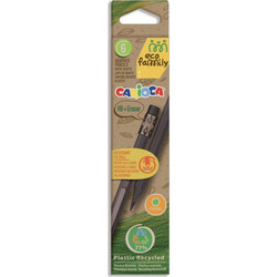 Μολύβι με Γόμα Carioca Eco Family ΗΒ 6 Τεμαχίων