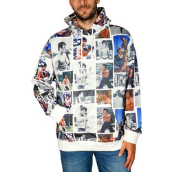 Sprayground Bruce Lee Ανδρικό Φούτερ με Κουκούλα & Τσέπες Λευκό SG7080