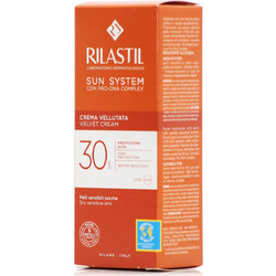 Rilastil Sun System Velvet Αντηλιακή Κρέμα Προσώπου SPF30 50ml