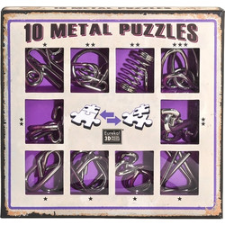 Παζλ Γριφος 10 Metal Puzzles Purple Set (10-P) Μωβ