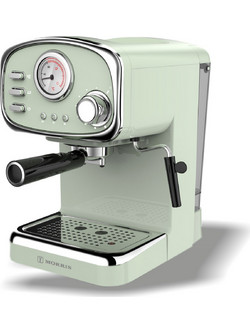 Morris Retro R20807EMG Light Green Μηχανή Espresso 1100W 20bar