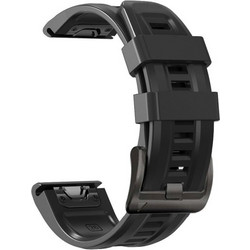 Tech-Protect Iconband Λουράκι Σιλικόνης Black (Fenix 6X / 6X Pro / 7X)
