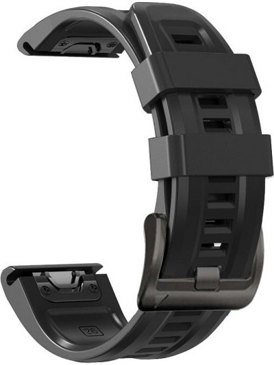 Tech-Protect Iconband Λουράκι Σιλικόνης Black (Fenix 6X / 6X Pro / 7X)