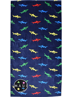 Maui & Sons Πετσέτα Θαλάσσης Μπλε 70x140cm MA91006