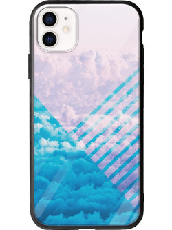 Θήκη Clouds iPhone 12 mini Groove TPU (Tempered Glass και TPU)