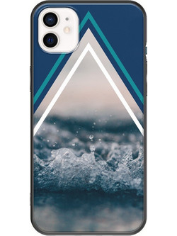 Θήκη Drops iPhone 12 mini Black TPU (Μαύρη Σιλικόνη)
