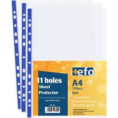 Ζελατίνες με Τρύπες +Efo Α4 Νο9 Blue Top 100τεμ