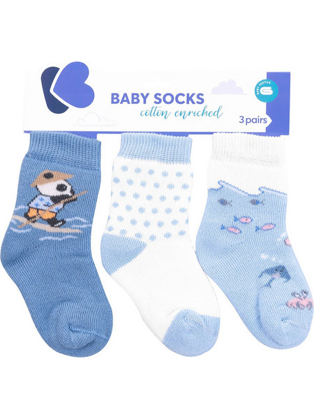 Kikka Boo Καλτσάκια Thermal The Fish Panda 2-3 Ετών 3 Τεμάχια