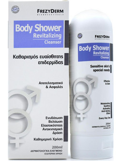 Frezyderm Body Shower Revitalizing Cleanser Αφρόλουτρο σε Gel για Ευαίσθητο Δέρμα 200ml