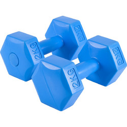 Amila 44531 Blue Σετ Βαράκια Εξάγωνα Βινυλίου 2x2kg