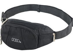 Polo Pittock Ανδρικό Τσαντάκι Μέσης Μαύρο 9-08-021-02