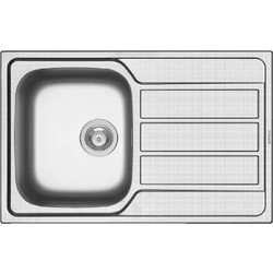 Pyramis Athena Diamond Ένθετος Νεροχύτης Inox Σαγρέ 107172901