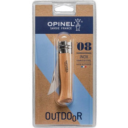 Opinel No.8 Inox Σουγιάς σε Καφέ χρώμα