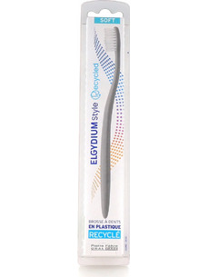Elgydium Style Recycled Toothbrush Soft Οδοντόβουρτσα Γκρι