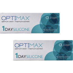 Optimax 1Day Silicone Ημερήσιοι Φακοί Επαφής Σιλικόνης Υδρογέλης 60τμχ