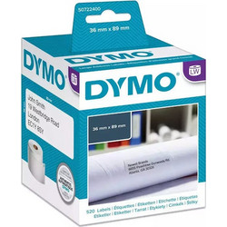 Χάρτινη Ετικέτα DYMO 99012 89x36mm (Λευκή) (2 Ρολά) (DYM99012)