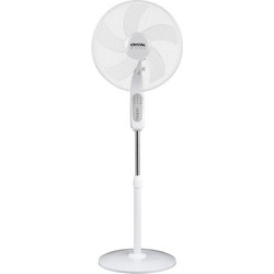 Crystal Home Air Comfort 40 Ανεμιστήρας Δαπέδου Ορθοστάτης 40cm 50W με Tηλεχειριστήριο Λευκός