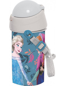 Gim Frozen Elsa Παιδικό Μπουκάλι Πλαστικό BPA Free Μπλε 500ml