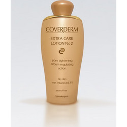 Coverderm Εxtra Care No 02 Oily Skin Ενυδατική Λοσιόν Τόνωσης Προσώπου 200ml
