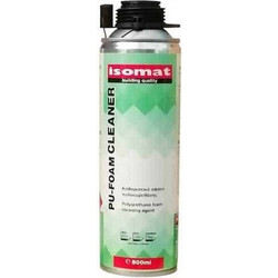 Isomat Pu-Foam Cleaner Διάφανο Ειδικό Καθαριστικό Αφρού Πολυουρεθάνης, 500 Ml