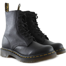 Dr. Martens 1460 Γυναικεία Αρβυλάκια Δερμάτινα Μαύρα με Χοντρό Χαμηλό Τακούνι 13512006