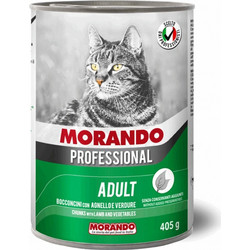 Morando Professional Adult Chunks with Lamb & Vegetables in Gravy 405gr
