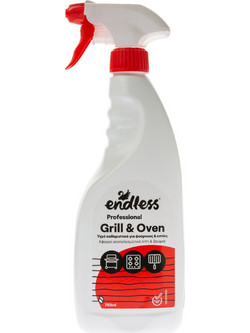 Καθαριστικό υγρό για φούρνους + εστίες Endless Professional Grill + Oven σπρέι 750ml