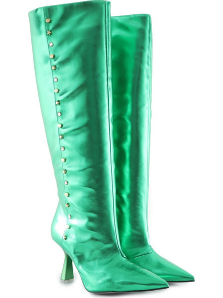 Μπότες Chiara Ferragni Laminated CF3051_027-LAMINATED GREEN Γυναικείο